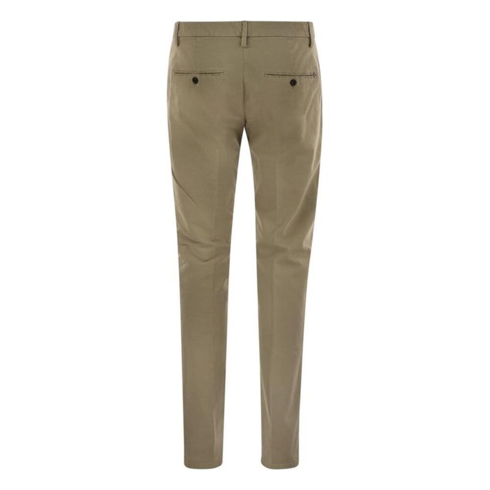 DONDUP Men's Classic Fit Cotton Twill Trousers Men HONEY Pants